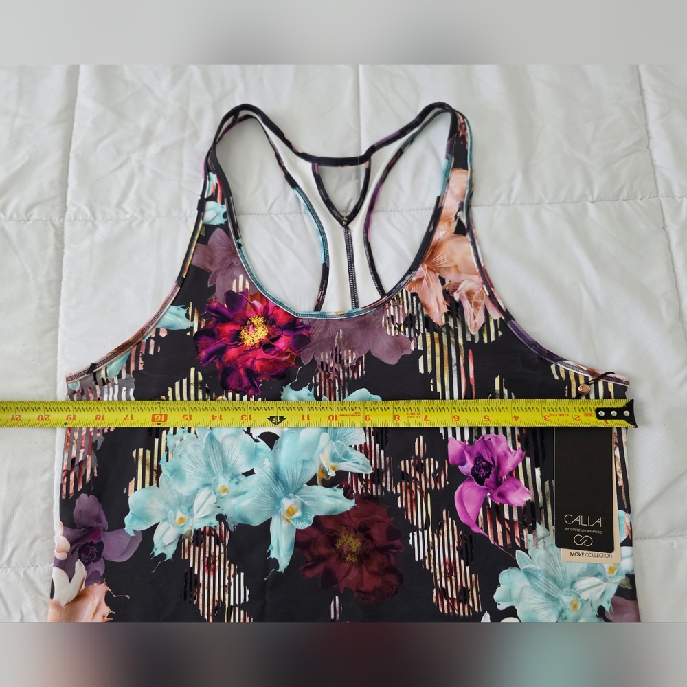 CALIA Fitted Move Tank Top Thin Racerback with Wicking And Antimicrobial Tech 1X - Picture 7 of 8